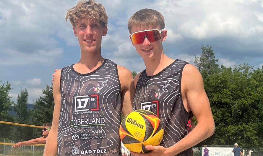 Neunter Platz bei den Deutschen Meisterschaften Beachvolleyball U20