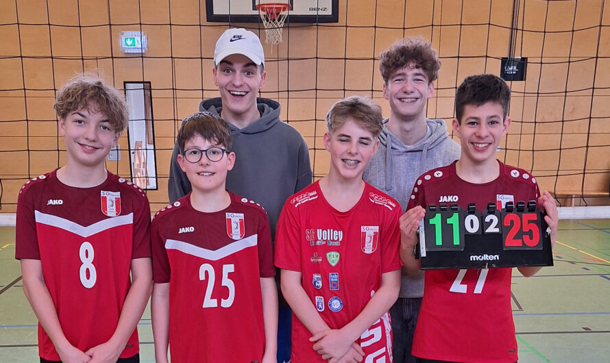 U15m überzeugt in voller Halle